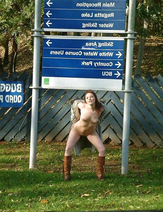 12P Teen uk flashing on the road