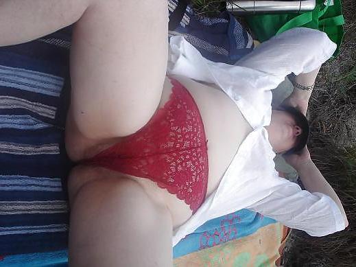 21P Playing and Flashing at the beach