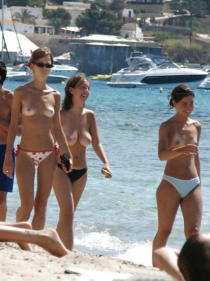 25P Hot Tits at the Beach 40