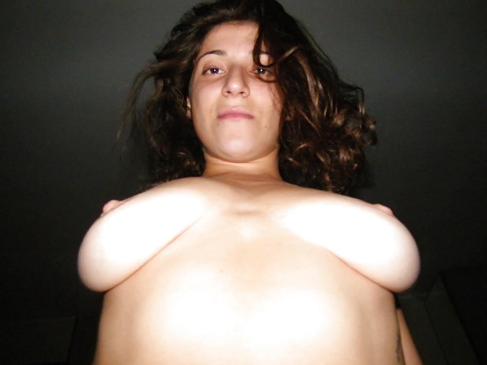 8P Busty Latino Woman