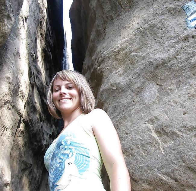 25P Blonde MILF on Vacation with Husband