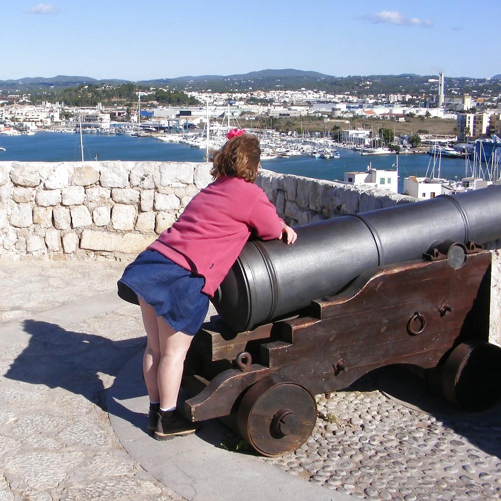 14P Flashing at Ibiza cathedral