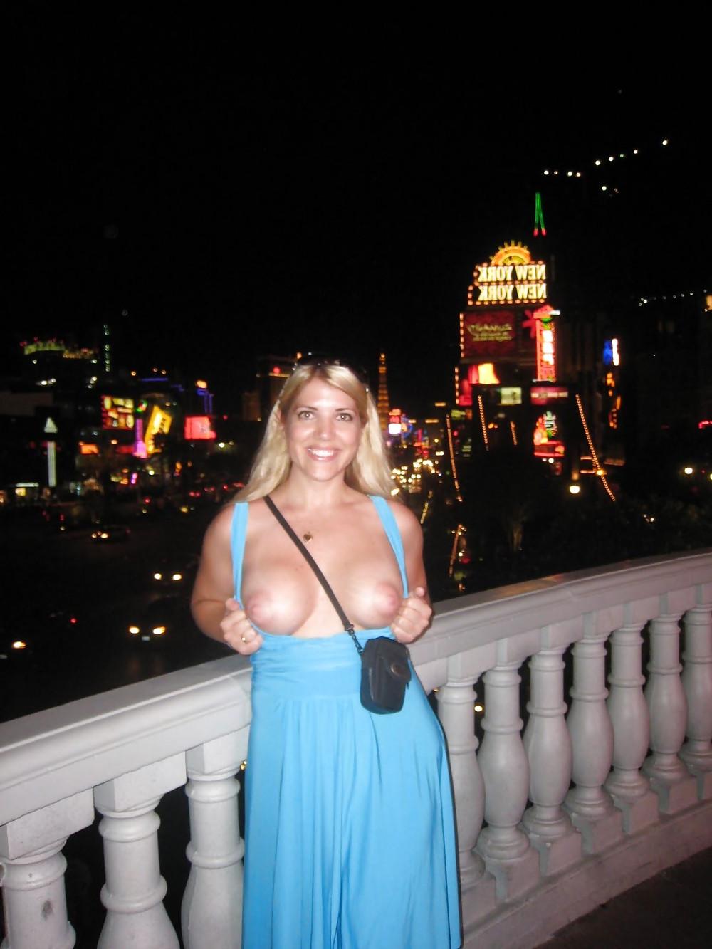 24P Flashing tits.