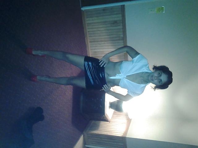 4P Leather schoolgirl for a night