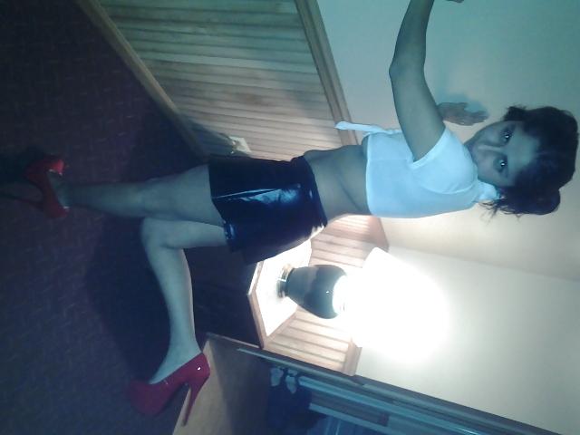 4P Leather schoolgirl for a night