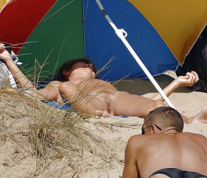 25P Mature women on the beach - 12