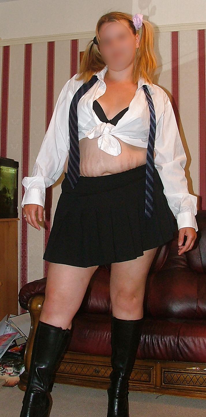 17P Louise dressed as slutty schoolgirl - Please comment