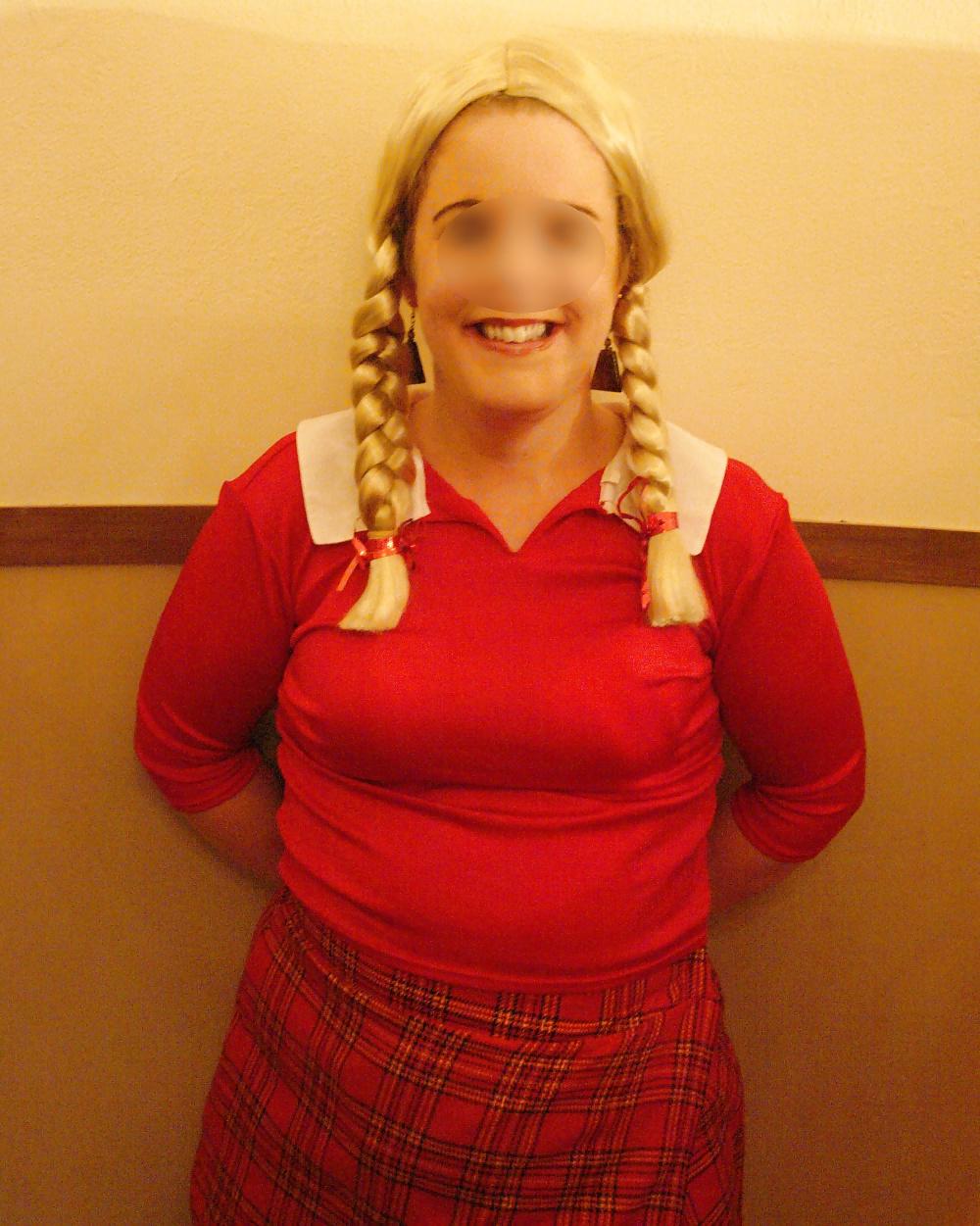 10P Cute blonde college girl