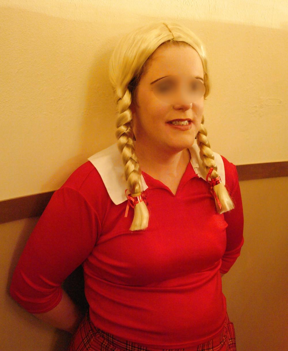 10P Cute blonde college girl