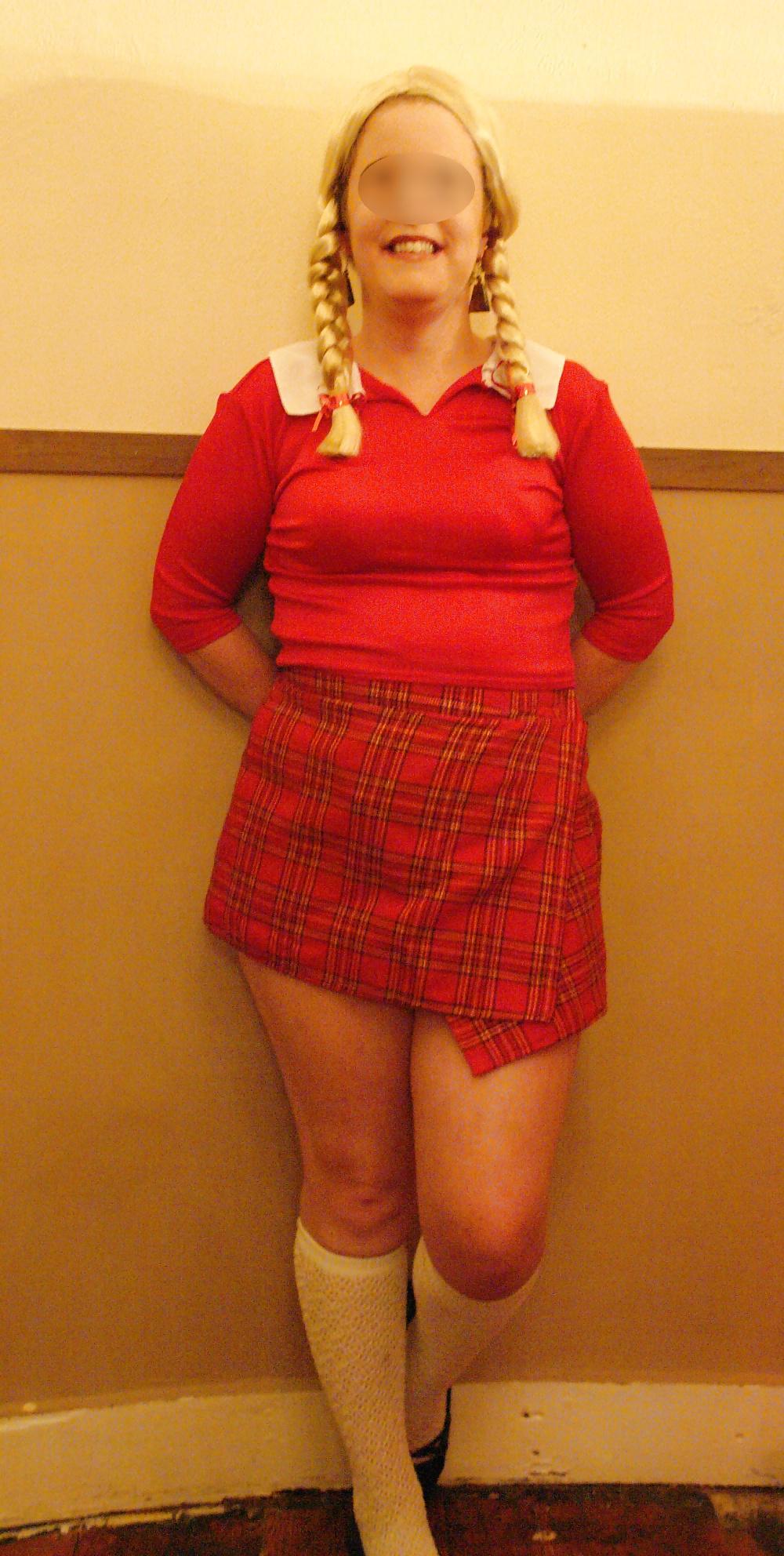 10P Cute blonde college girl
