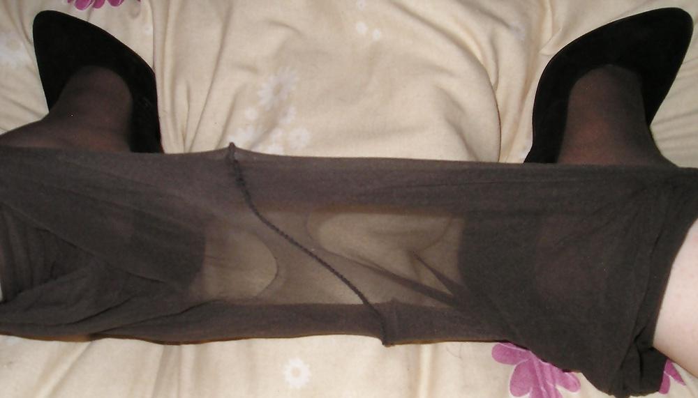 25P Heels and nylons