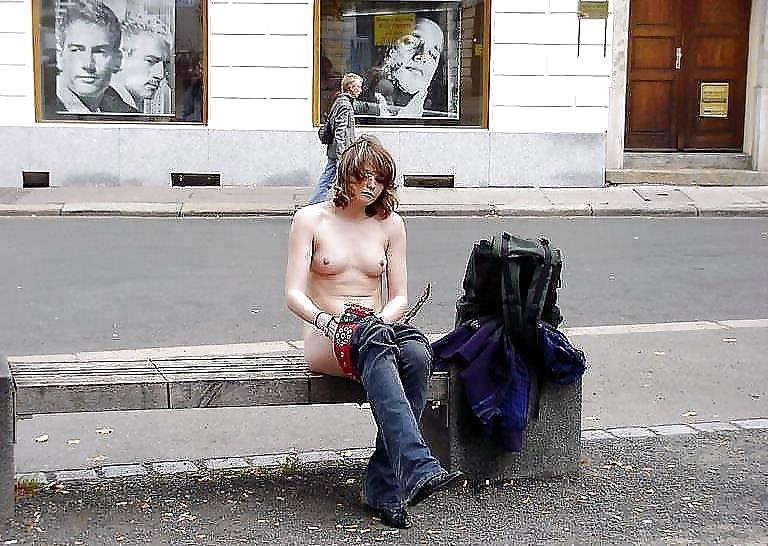 25P Beautiful Public Flashing 5 by Voyeur TROC