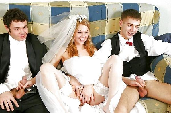 25P Brides dressed and having sex