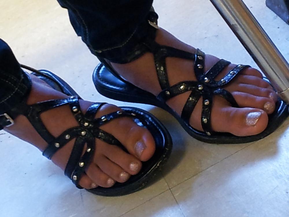 15P Candid High School Feet 7