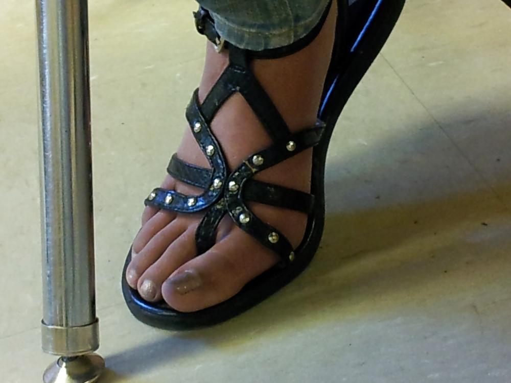 15P Candid High School Feet 7