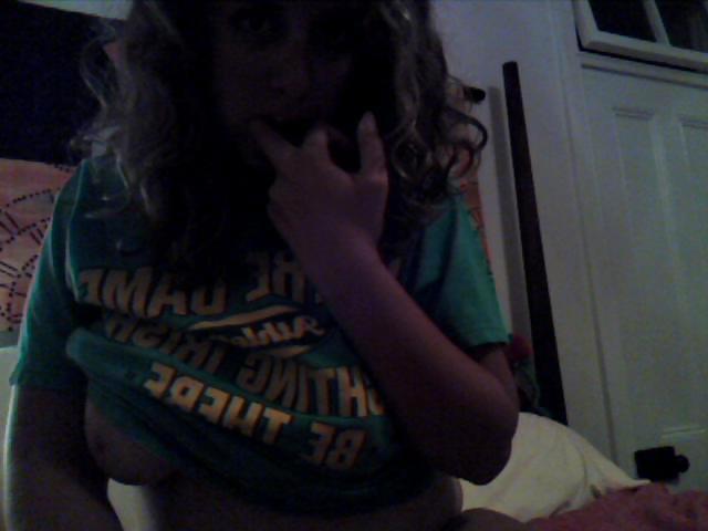 17P College Girl Masturbates for Me on Skype