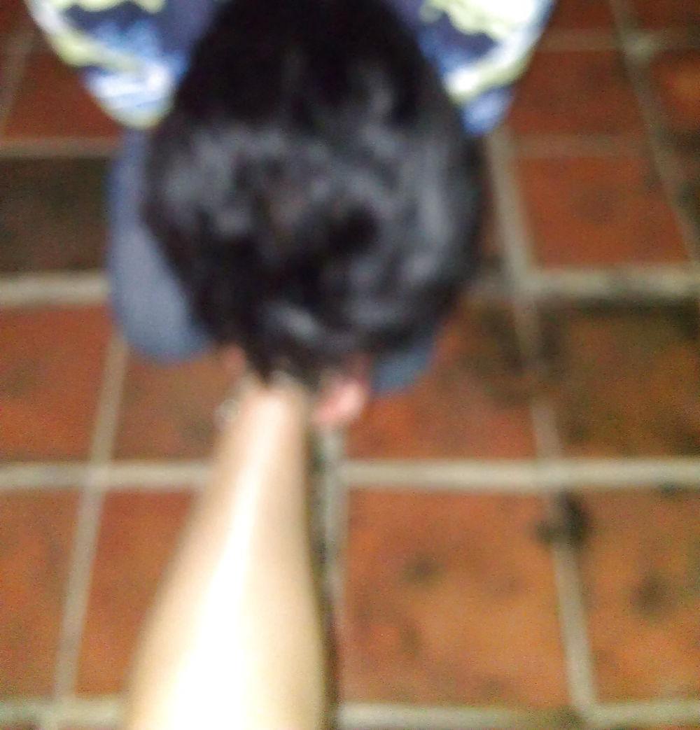 16P Worship my feet outside