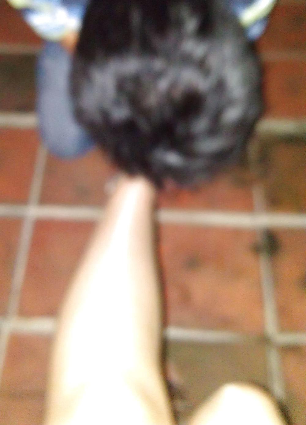 16P Worship my feet outside