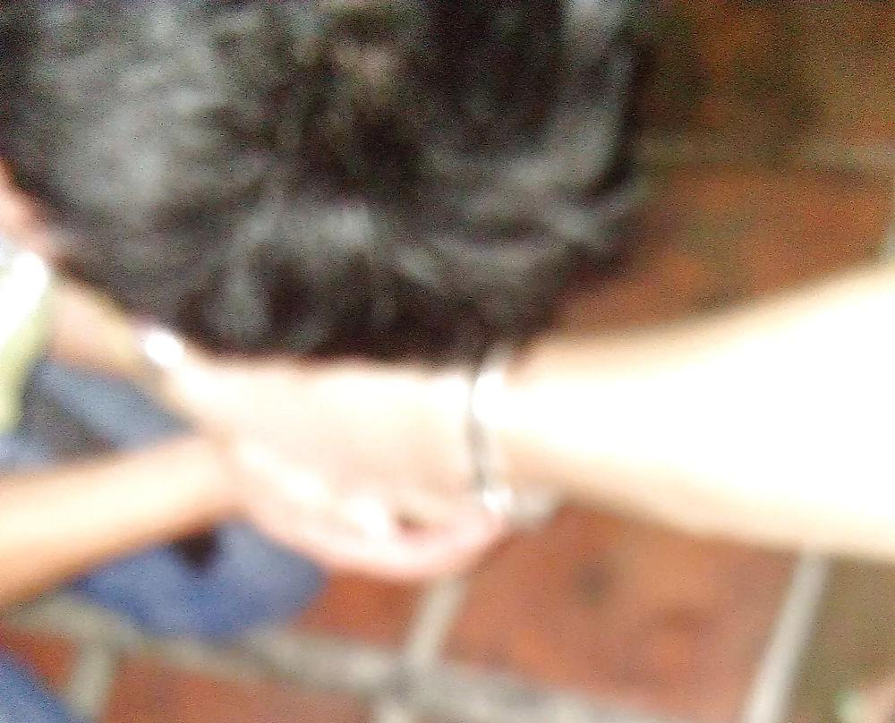 16P Worship my feet outside