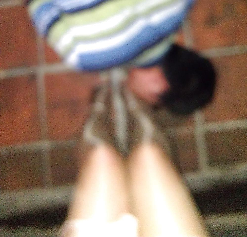 16P Worship my feet outside