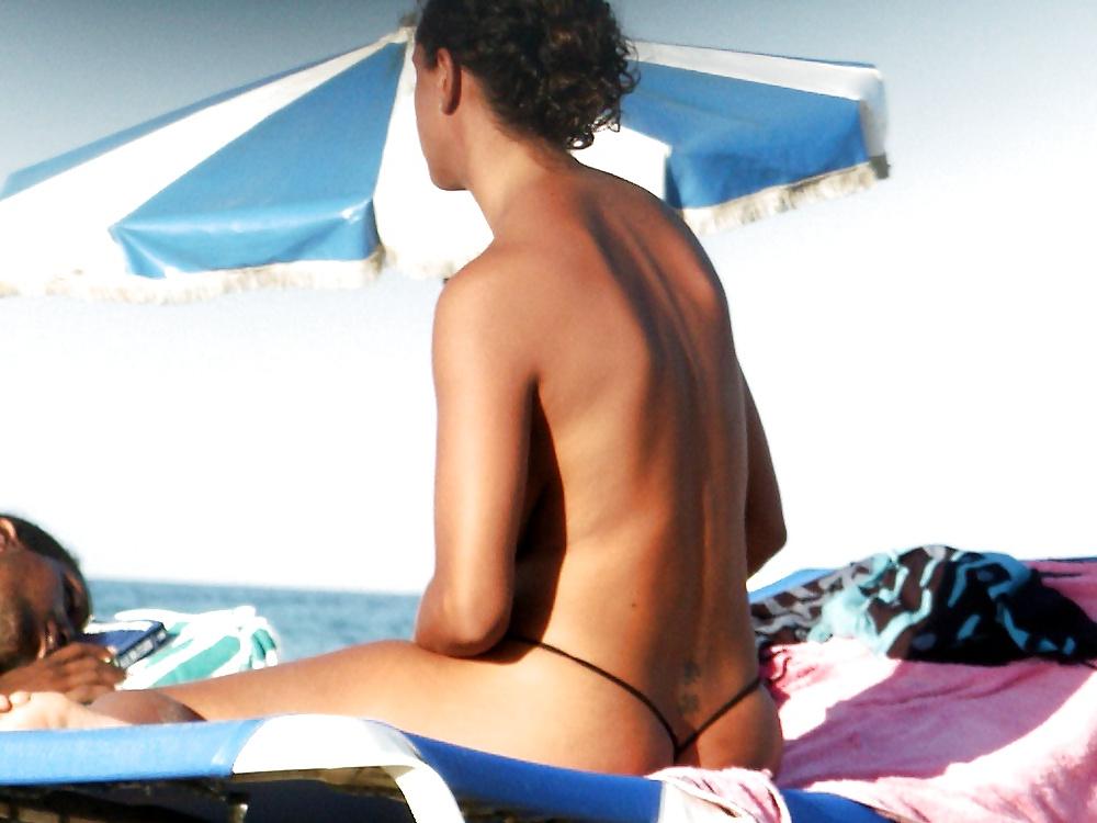 13P Black on the beach