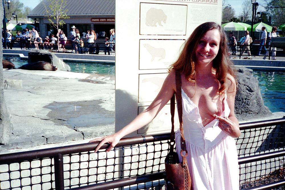 17P Skinny Mature Flasher