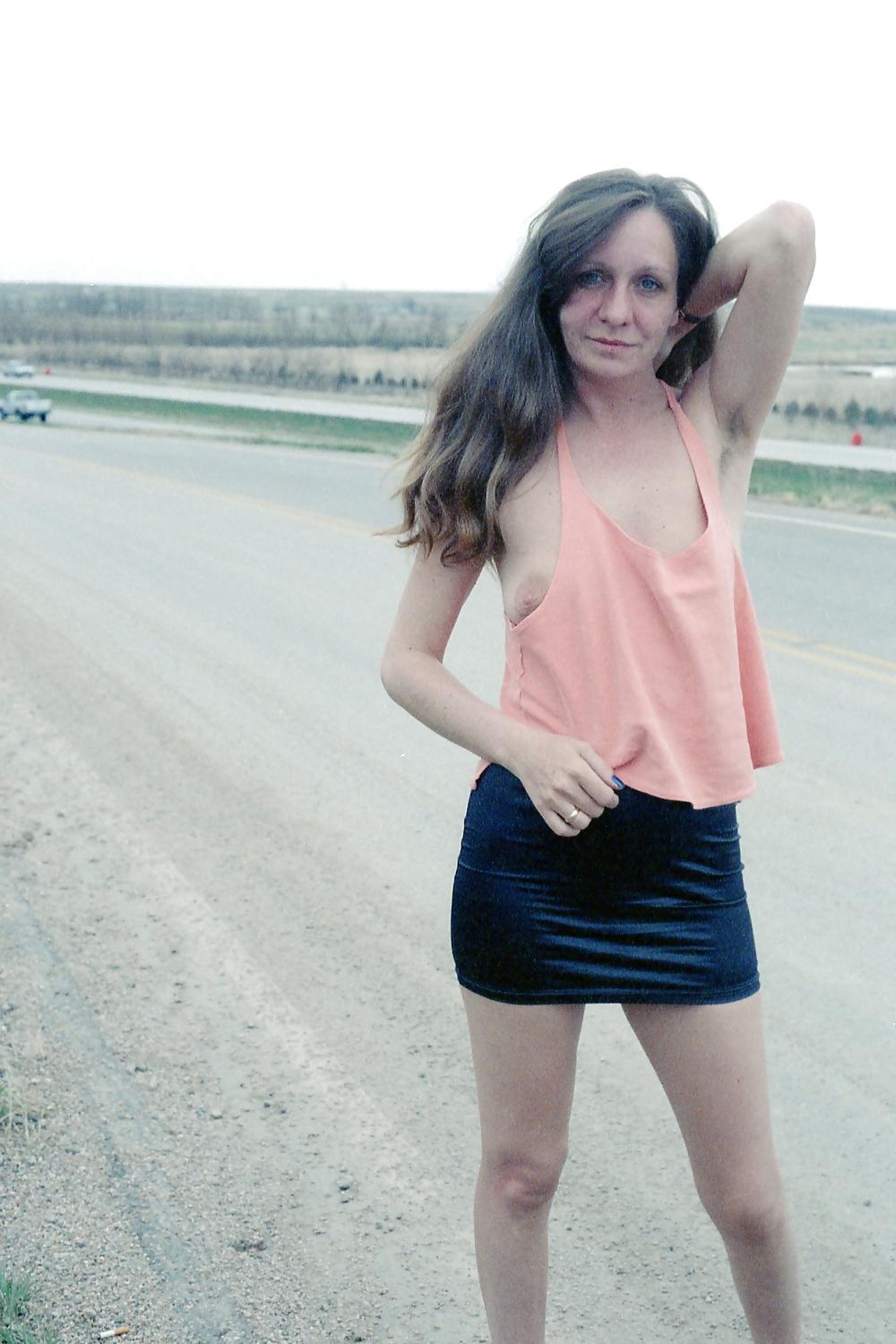 17P Skinny Mature Flasher
