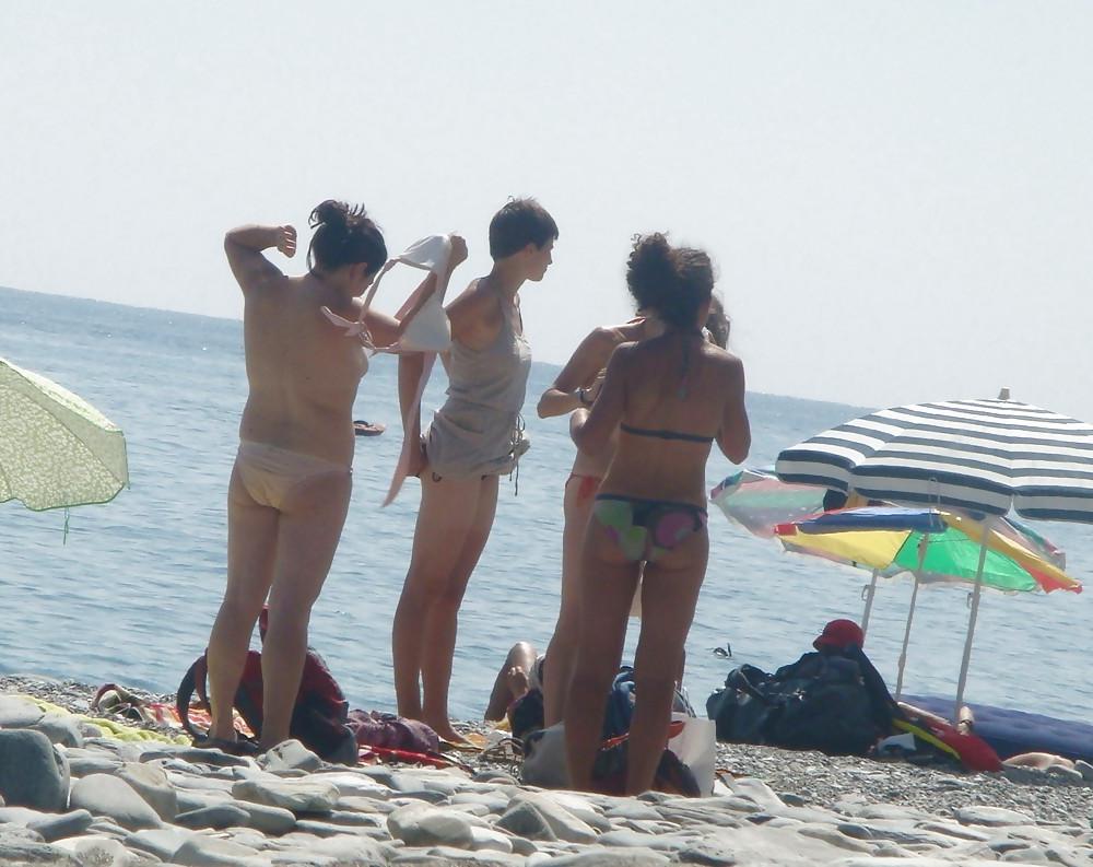 22P Beach stripping Getting nude at beach Undressing beach