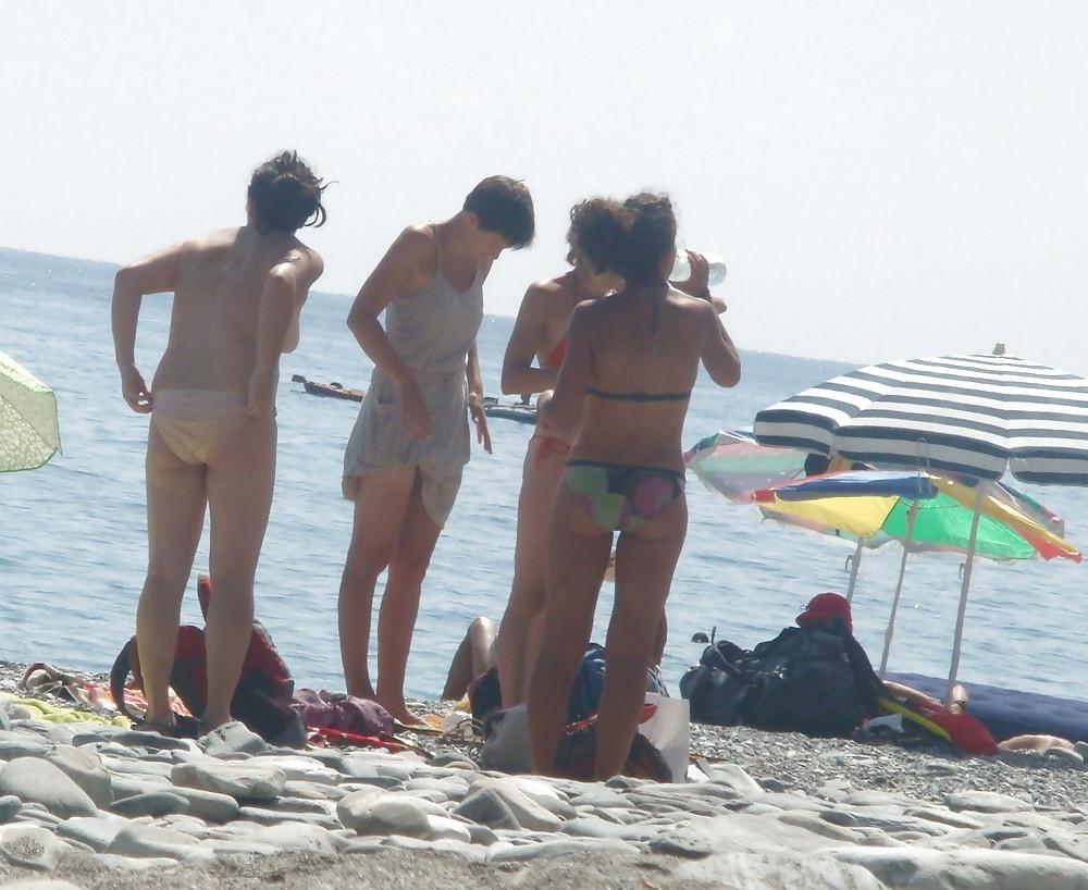 22P Beach stripping Getting nude at beach Undressing beach