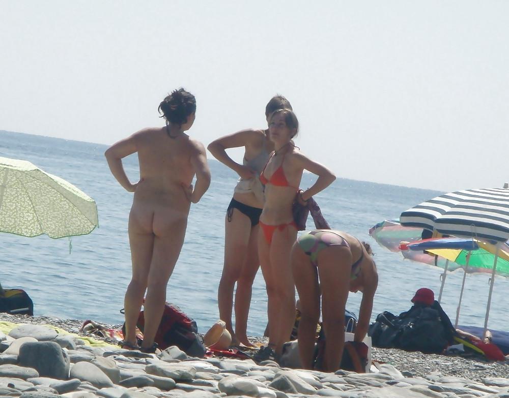 22P Beach stripping Getting nude at beach Undressing beach