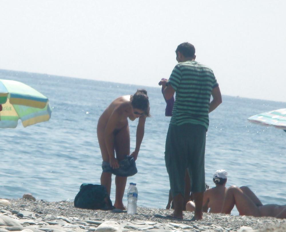 22P Beach stripping Getting nude at beach Undressing beach