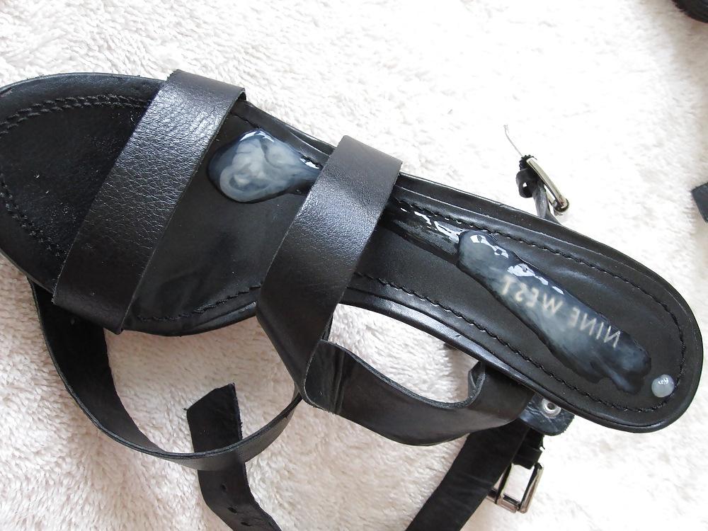 12P Nine West Leather Sandals