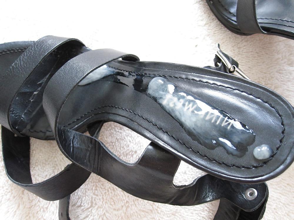 12P Nine West Leather Sandals