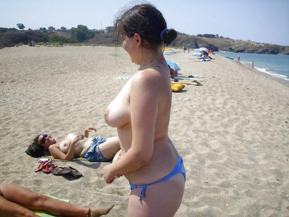 11P Tits on beach