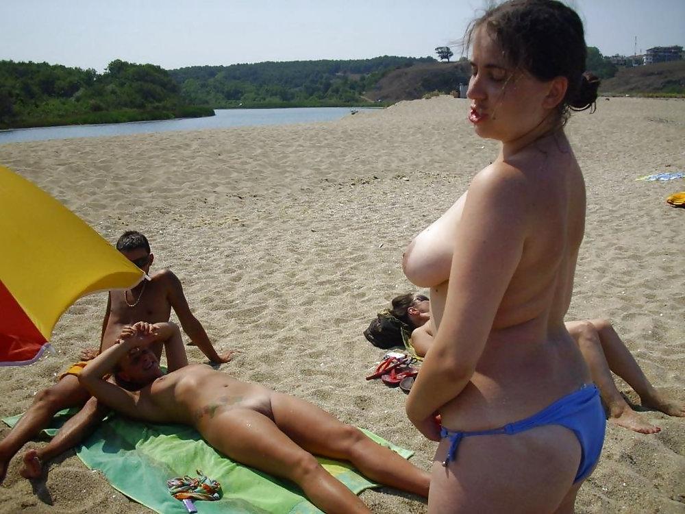 11P Tits on beach