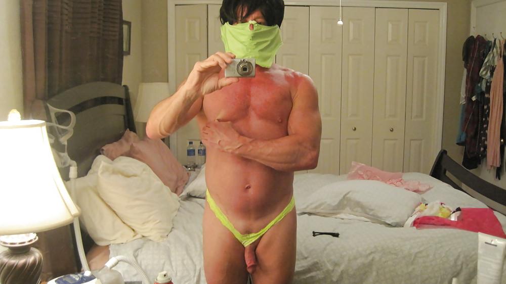 20P Cock-Sucker Sissy in New Victoris Secret Panties