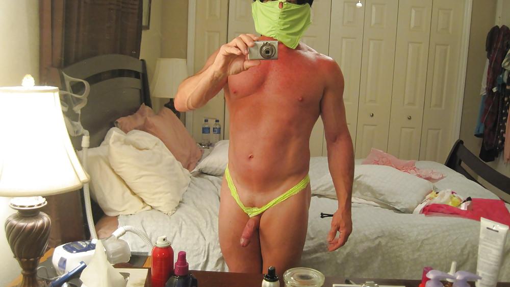 20P Cock-Sucker Sissy in New Victoris Secret Panties
