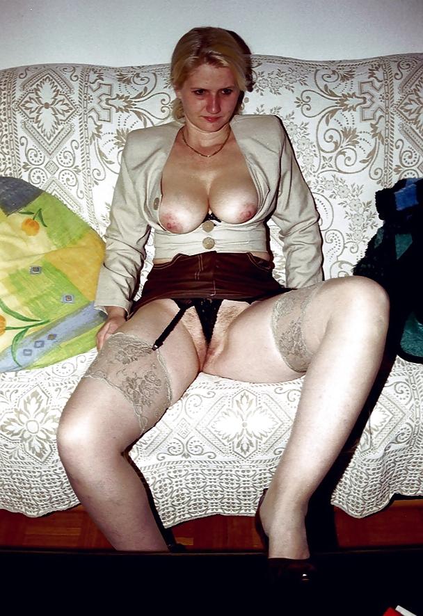 10P SAG - Sexy Business Lady Brown Leather Skirt After Work 04