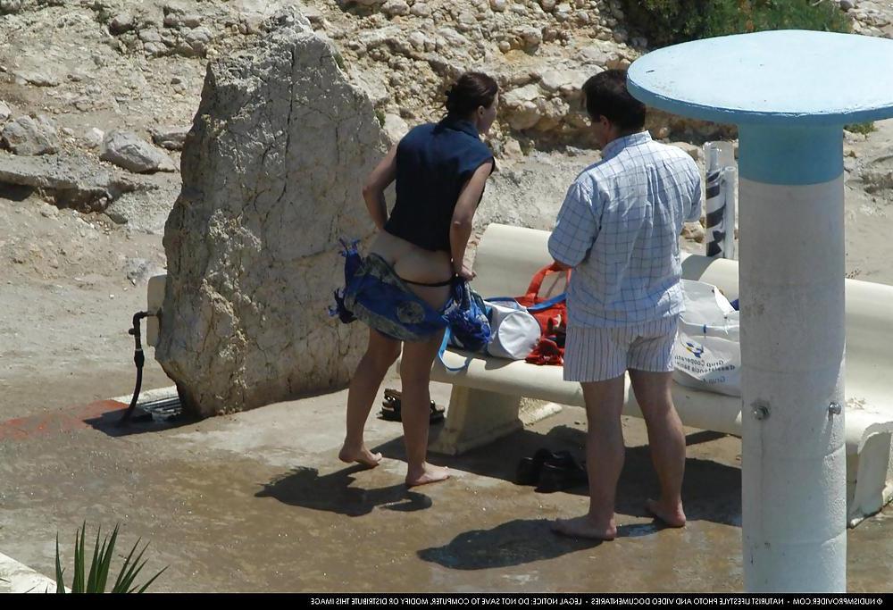 25P Beach undressing, strip or getting nude 3