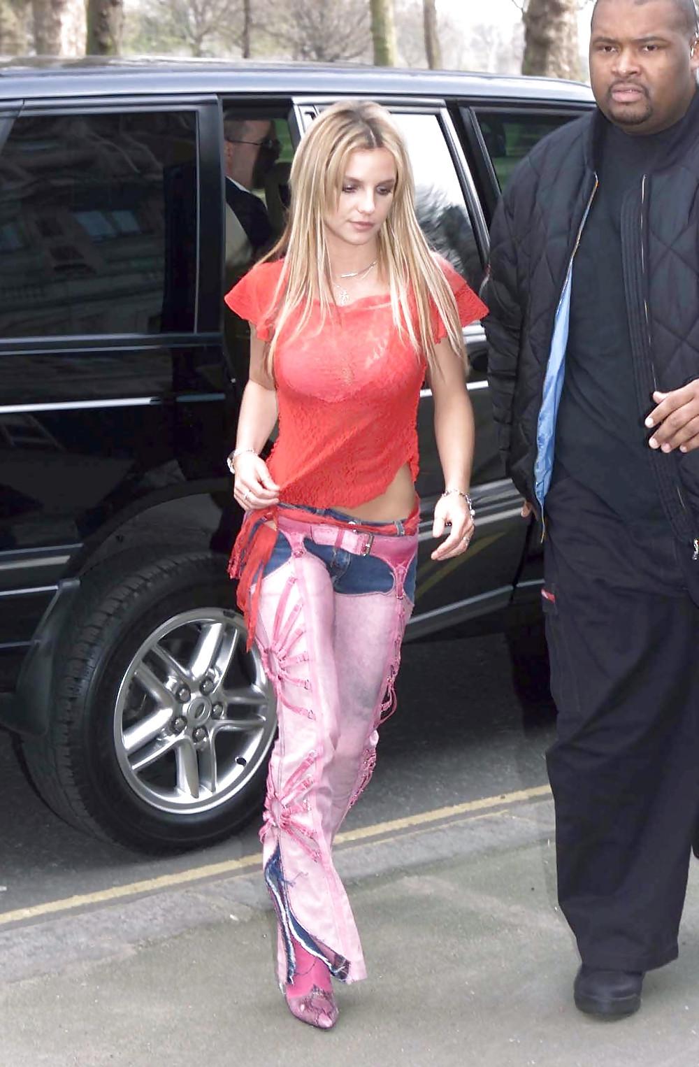 24P Britney Spears in Leather