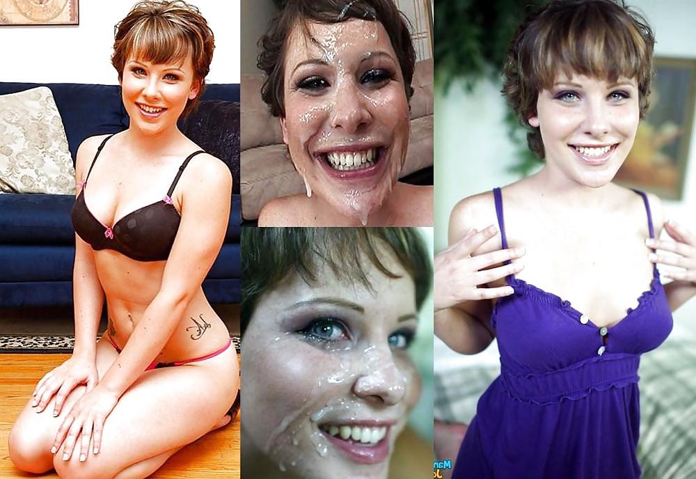 25P BEFORE & AFTER FACIALS 2: TEENS & MILFS TAKE A LOAD