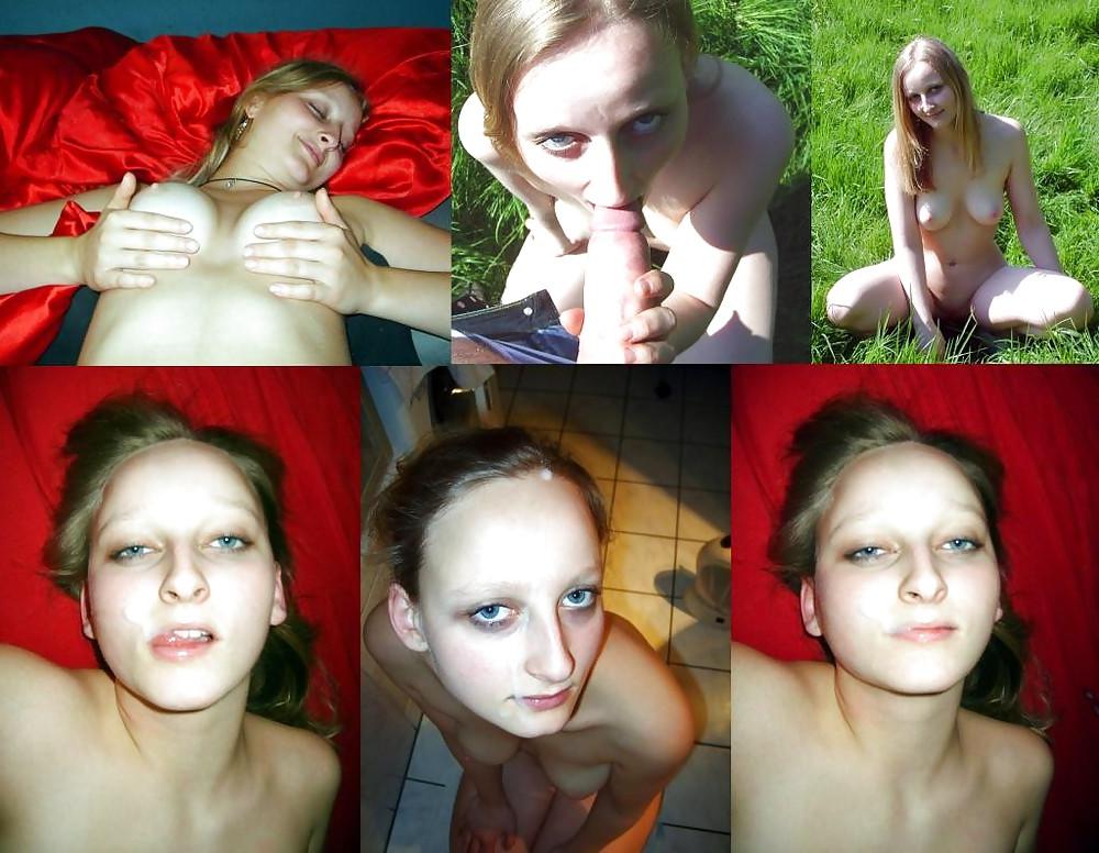 25P BEFORE & AFTER FACIALS 2: TEENS & MILFS TAKE A LOAD