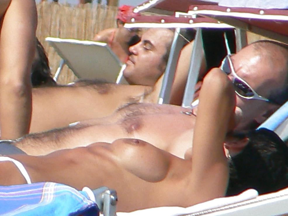 10P Topless on the beach 3