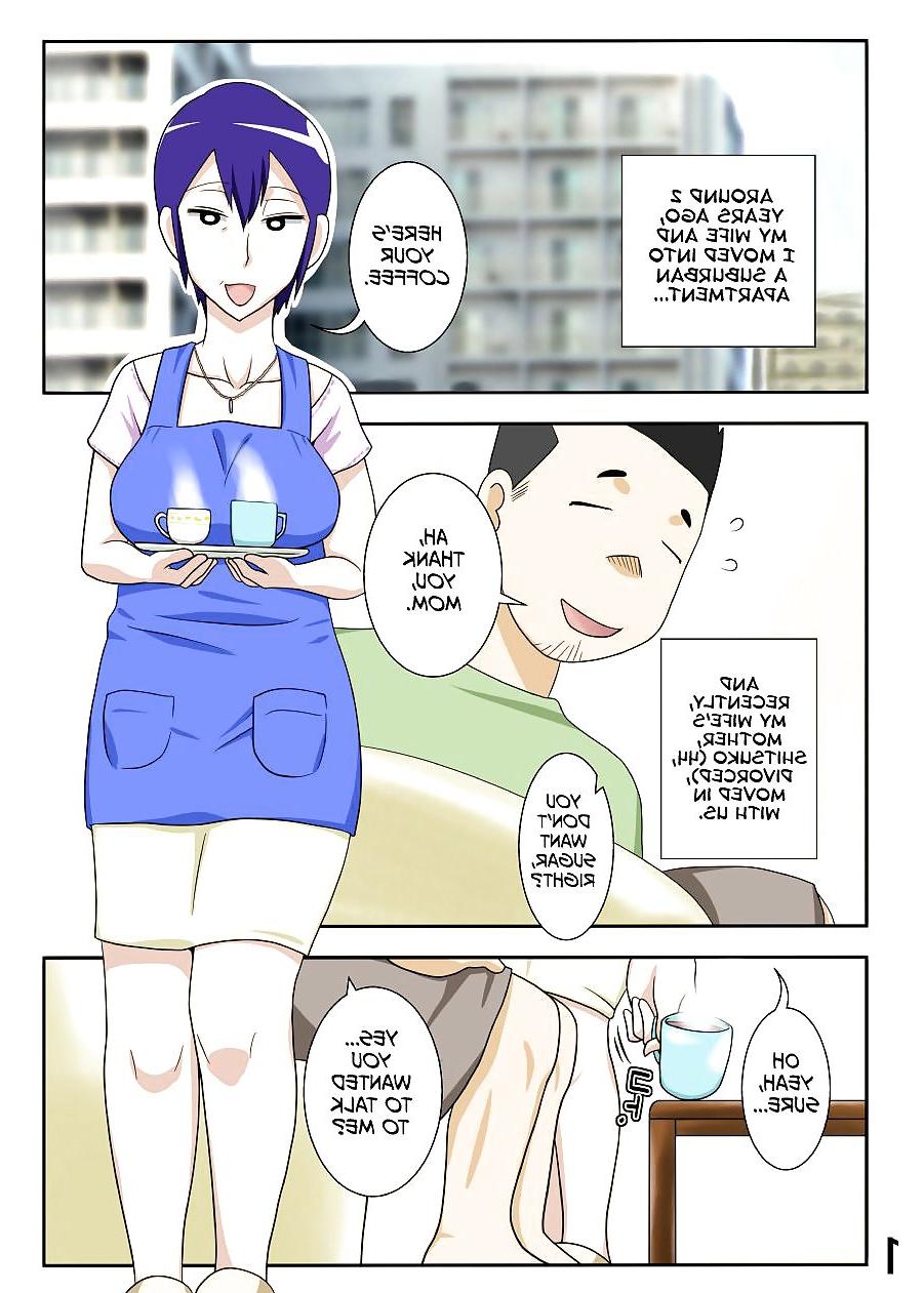 25P While My Wife's Working, I'll Collar Her Mother Hentai