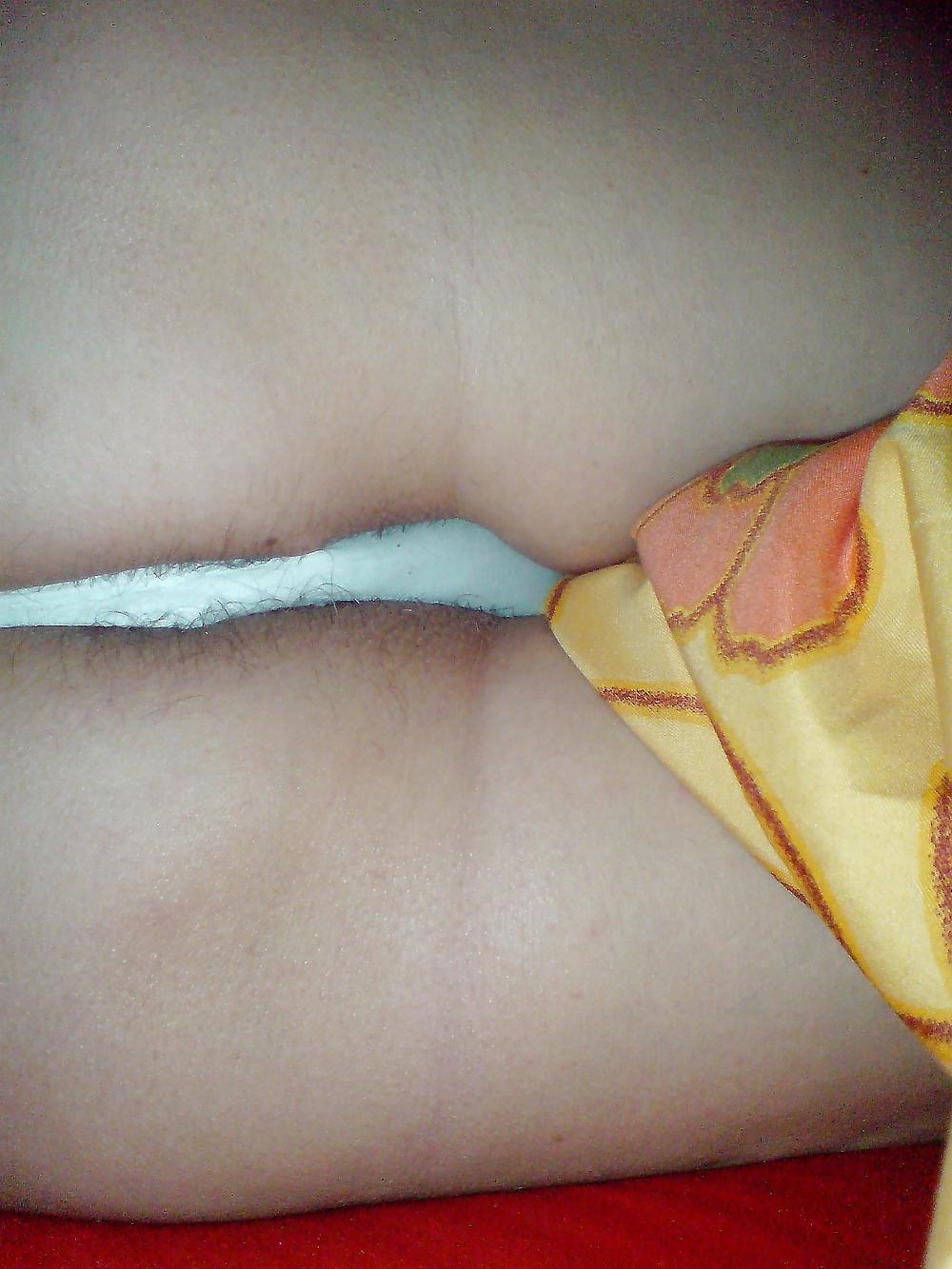 15P Slip, bush nature wank material
