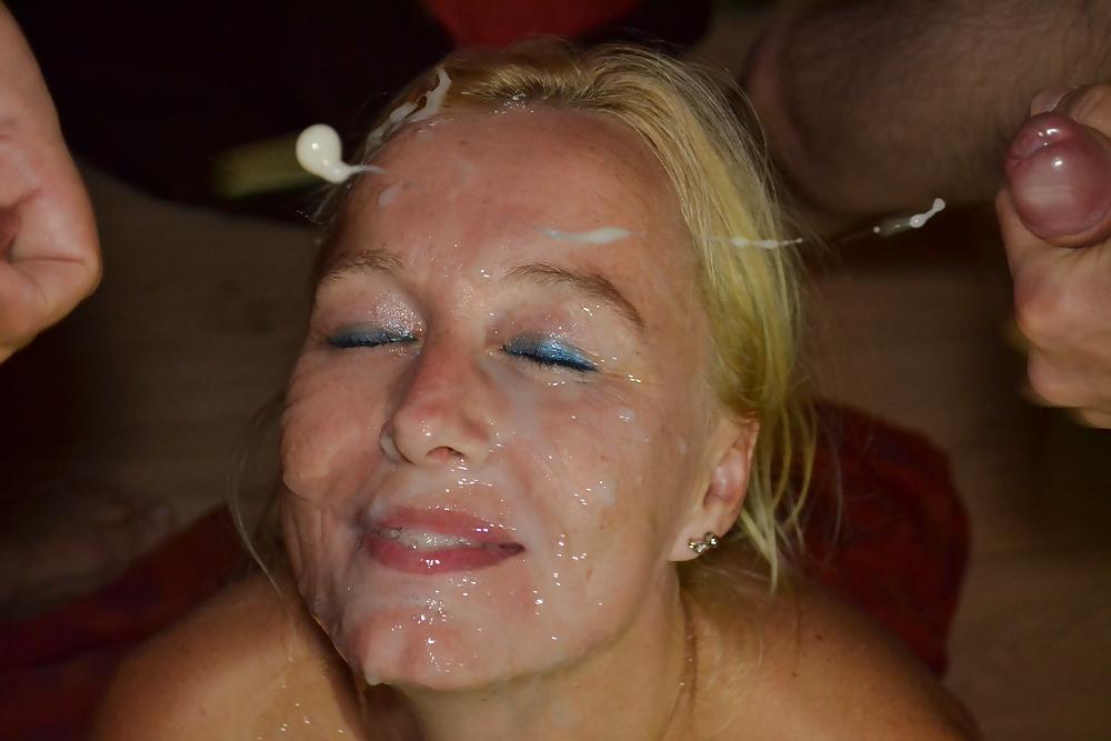 25P Blowbang bukkake