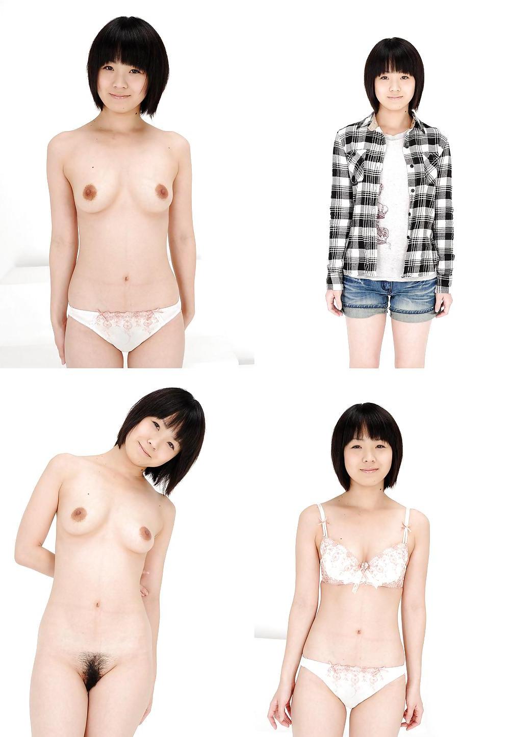 25P Dressed and undressed Japanese Girls and Women