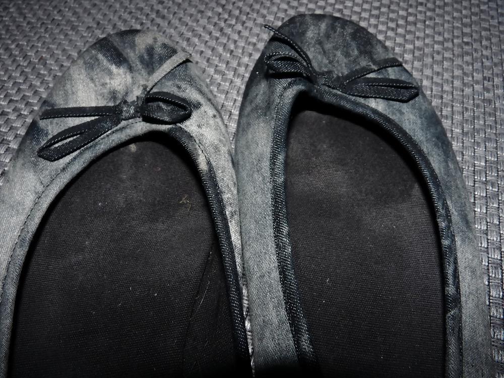25P Wifes sexy random shoes ballerinas flats nylon