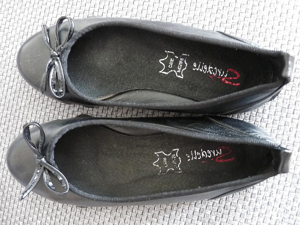 25P Wifes sexy random shoes ballerinas flats nylon