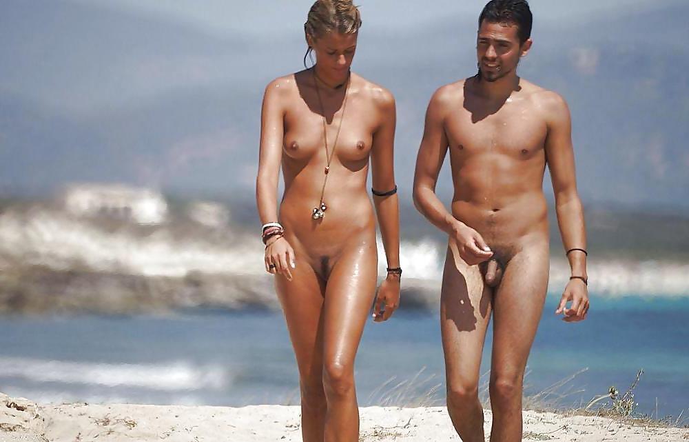 25P Horny nudist girls showing pussies & tits Beach teen 8